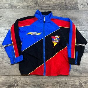 Vintage 90s Nascar Woody Woodpecker Team Woody Full Zip Jacket - Youth Medium